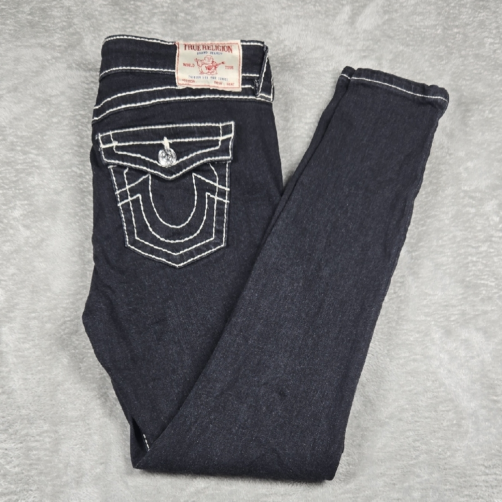 True Religion Women's Jennie Black Jeans